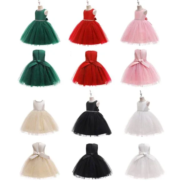 NWT Beautiful Sparkling Bling Rhinestone Sequins Christmas Or Flower Gir… - Picture 15 of 16